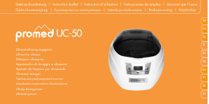 Manuale Promed UC-50 Lavatrice a ultrasuoni