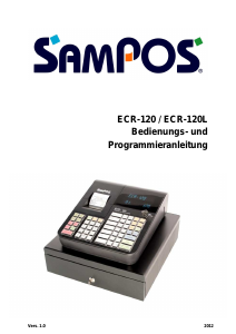Bedienungsanleitung SamPOS ECR-120L Registrierkasse