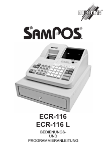 Bedienungsanleitung SamPOS ECR-116 Registrierkasse