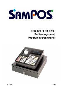 Bedienungsanleitung SamPOS ECR-120 Registrierkasse