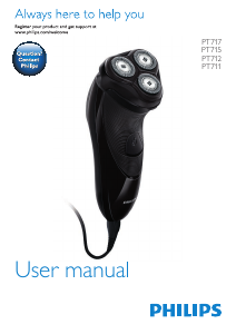 Manual Philips PT711 Shaver