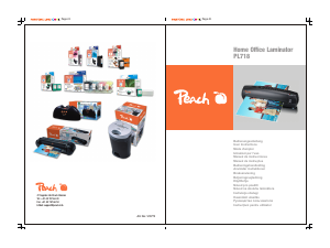 Manual de uso Peach PL718 Plastificadora