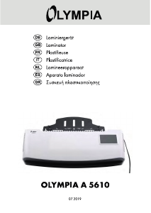 Manual Olympia A 5610 Laminator