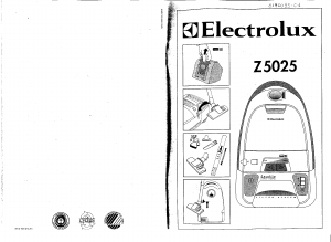 Käyttöohje Electrolux Z5025 Excellio Pölynimuri