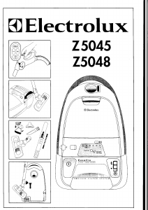 Käyttöohje Electrolux Z5048 Excellio Pölynimuri