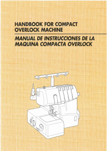 Manual de uso Brother 355D Máquina de coser