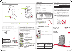 Bedienungsanleitung Britax Kid II Autokindersitz