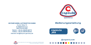 Instrukcja Capsula JR4 Fotelik samochodowy