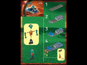 Manuale Lego set 1415 Life on Mars Jet scooter