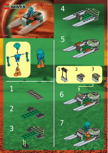 Manual de uso Lego set 7300 Life on Mars Hover doble