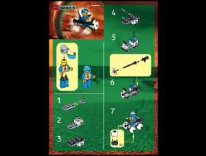 Manuale Lego set 7301 Life on Mars Rover