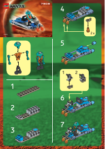Manual de uso Lego set 7303 Life on Mars Jet scooter