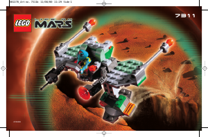 Handleiding Lego set 7311 Life on Mars Rode planeet cruiser