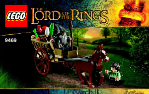 Bedienungsanleitung Lego set 9469 Lord of the Rings Die Ankunft von Gandalf