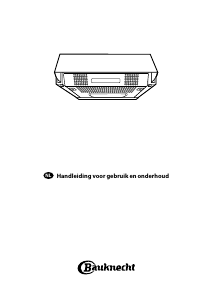 Handleiding Bauknecht DS 2355 WS Afzuigkap