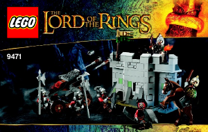 Bruksanvisning Lego set 9471 Lord of the Rings Uruk-hais armé