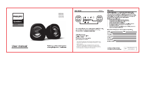 Manual Philips SPA35A Speaker