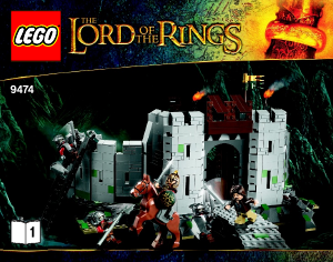 Manual de uso Lego set 9474 Lord of the Rings La batalla del abismo de Helm