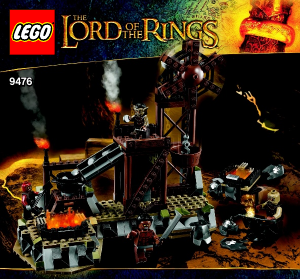 Manuale Lego set 9476 Lord of the Rings La fucina degli orchi