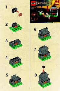 Manuale Lego set 30210 Lord of the Rings Frodo e cucina