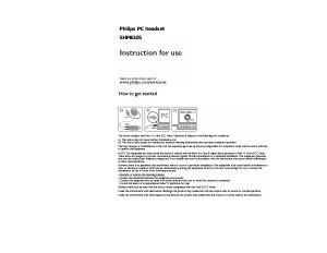 Handleiding Philips SHM6105 Headset