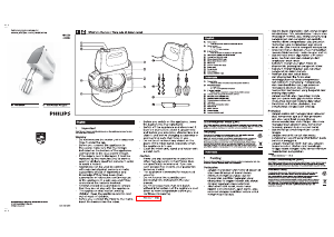 Handleiding Philips HR1559 Handmixer