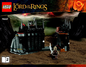 Brugsanvisning Lego set 79007 Lord of the Rings Kampen ved den sorte port