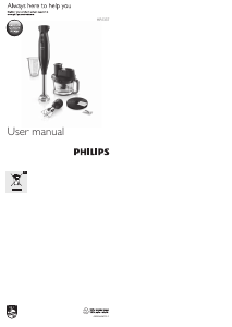 Kullanım kılavuzu Philips HR1337 El blenderi