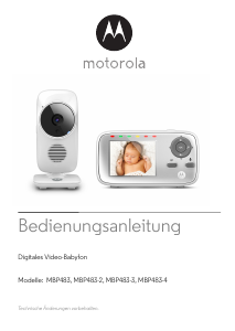 Bedienungsanleitung Motorola MBP483-4 Babyphone