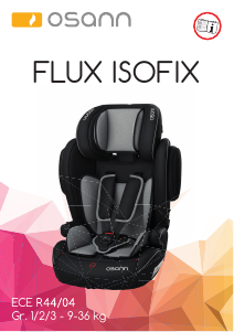 Manual de uso Osann Flux Isofix Asiento para bebé