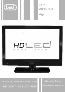 Manuale Trevi LTV 2016 HD LED televisore