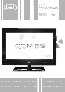 Manuale Trevi LTV 2116 CDVD LED televisore