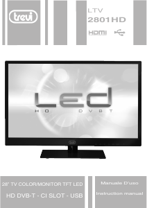 Manuale Trevi LTV 2801 HD LED televisore