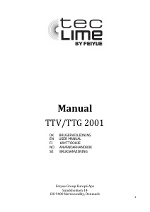 Handleiding TecLime TTV 2001 Terrasverwarmer