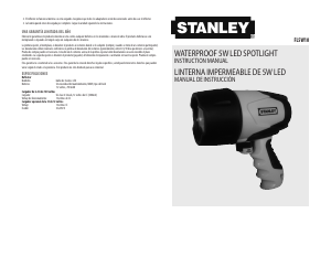 Manual Stanley FL5W10 Flashlight