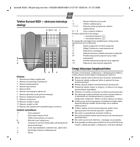 Instrukcja Siemens Euroset 5020 Telefon