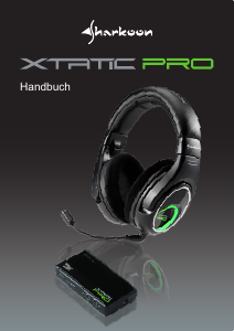 Bedienungsanleitung Sharkoon X-Tatic Pro Headset