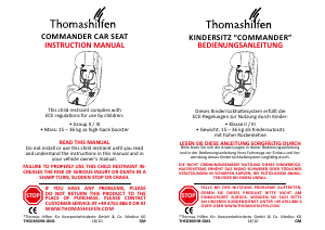 Manual Thomashilfen Commander Car Seat