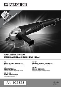 Manuale Parkside IAN 102828 Smerigliatrice angolare