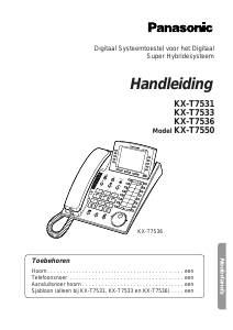 Handleiding Panasonic KX-T7533 Telefoon