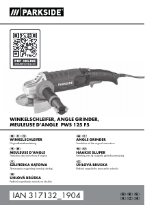 Manual Parkside IAN 317132 Angle Grinder