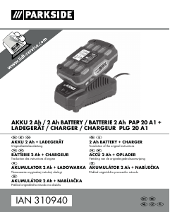 Mode d’emploi Parkside IAN 310940 Chargeur de batterie
