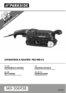 Manuale Parkside IAN 306938 Levigatrice a nastro