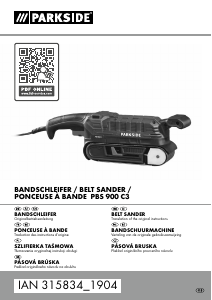 Manual Parkside IAN 315834 Belt Sander