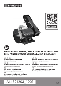 Manual Parkside IAN 321203 Bench Grinder