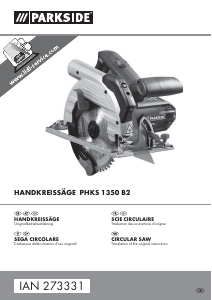 Manuale Parkside IAN 273331 Sega circolare