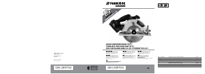 Manual de uso Parkside IAN 289755 Sierra circular