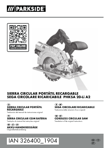 Manuale Parkside IAN 326400 Sega circolare