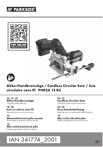 Manual Parkside IAN 341774 Circular Saw