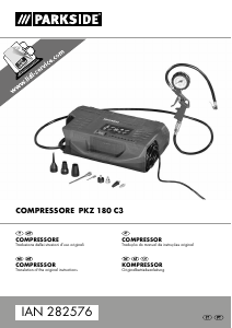 Manuale Parkside IAN 282576 Compressore